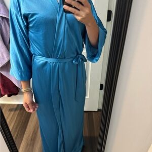 Vintage Christian Dior Soft Teal Lounge Wear